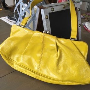 Small yellow HOBO shoulder bag—good condition